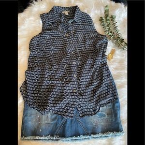 H&M Sleeveless Top Navy